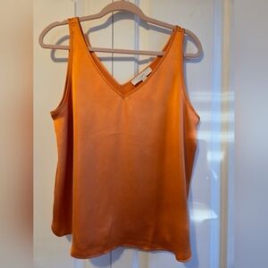 LOFT Women's Vibrant Orange Camisole